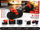 X-723 Motorcycle Design Portable Wireless Speaker