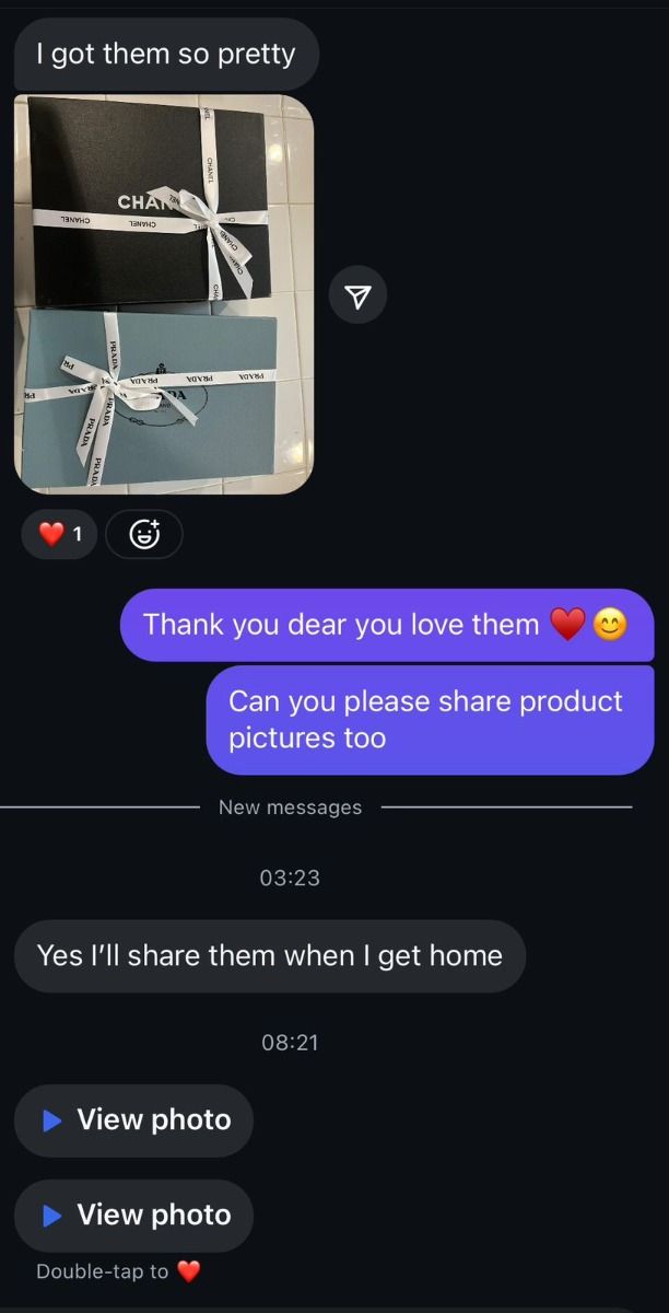 Customer wearing the product