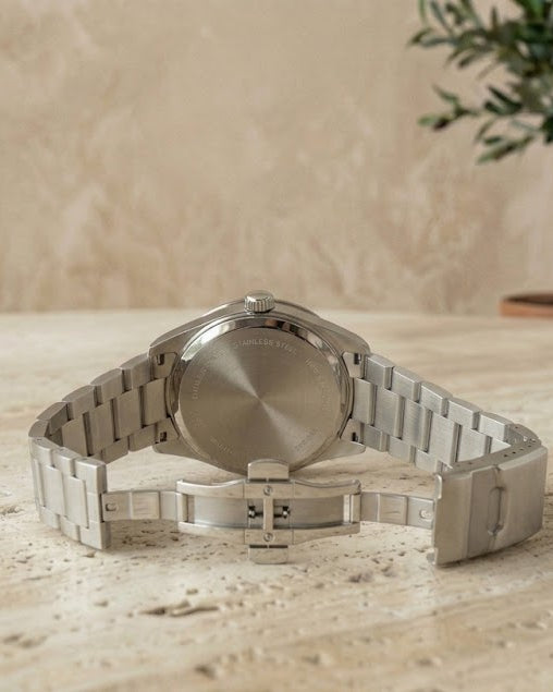Time One Quartz Stainless Steel Watch