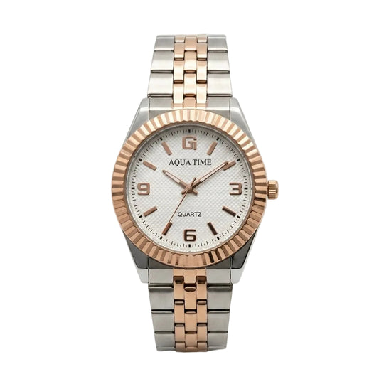 Aqua Time Rose Gold & Silver Edition
