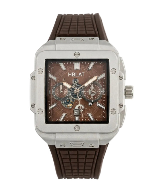 HBLAT Square Chrono HB-901