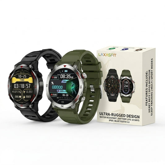 GT11 Round Dial Rugged Smartwatch