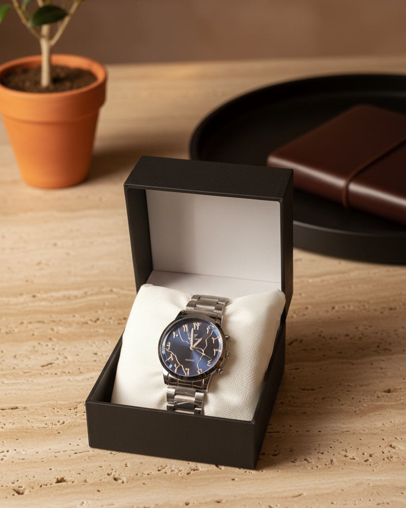 Time One Quartz Stainless Steel Watch