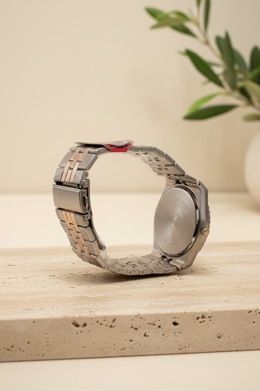 Time One Quartz Stainless Steel Watch