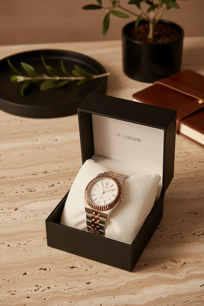 Time One Quartz Stainless Steel Watch