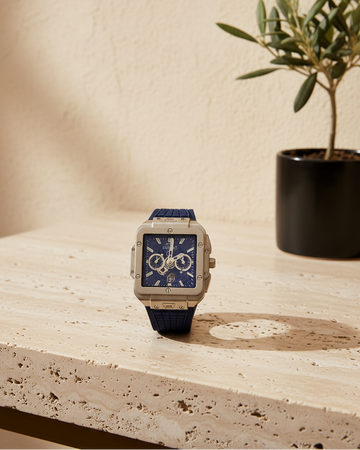 HBLAT Square Chronograph Style Watch