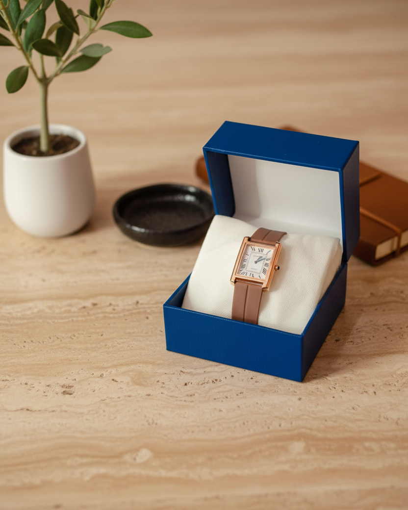 Cartier Style Rectangular Quartz Watch