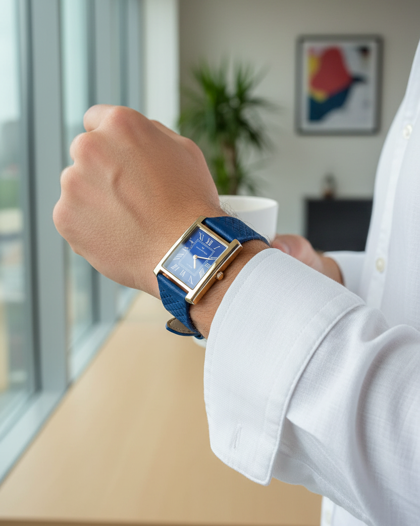 Cartier Style Rectangular Quartz Watch