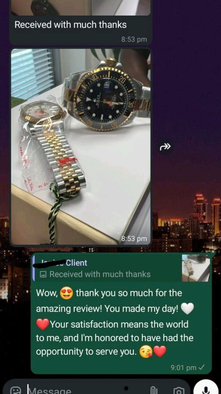 Customer wearing the product